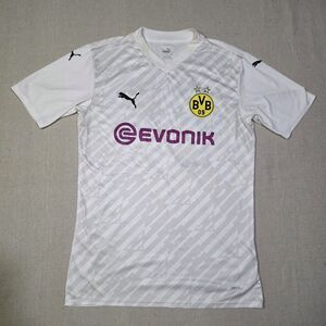 Puma Borussia Dortmund Soccer / Futbol 20/21 Third Jersey Off White Mens Size M